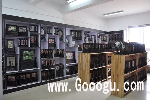 嬌古蘇繡展廳，嬌古蘇繡雙面繡展示廳，刺繡展廳設(shè)計