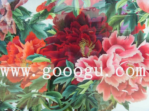 牡丹刺繡畫(huà) 大型牡丹蘇繡壁畫(huà)