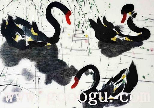 嬌古蘇繡精品，高檔刺繡裝飾畫(huà)，手工刺繡壁畫(huà)