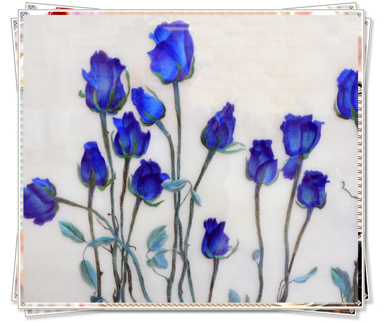 藍(lán)色妖姬精品畫(huà)